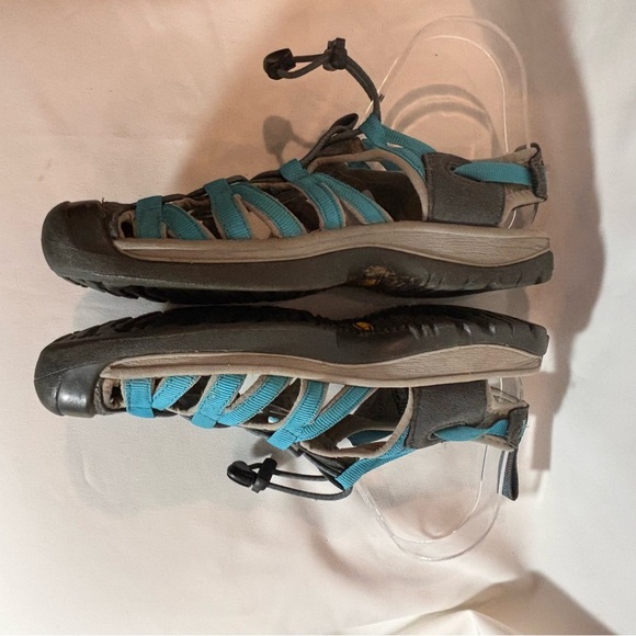 KEEN Sz 7.5 Whisper Bungee Closure Hiking Outdoor EVA Footbed Sandals - Picture 5 of 11